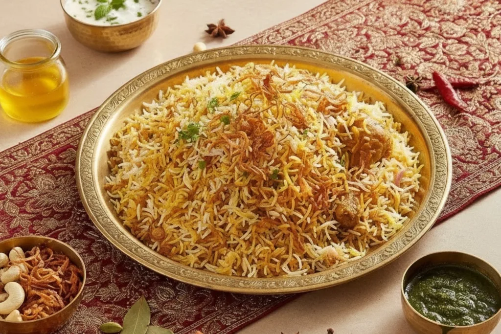Signature biryani, Zafrani Darbar, restyled by Pleny