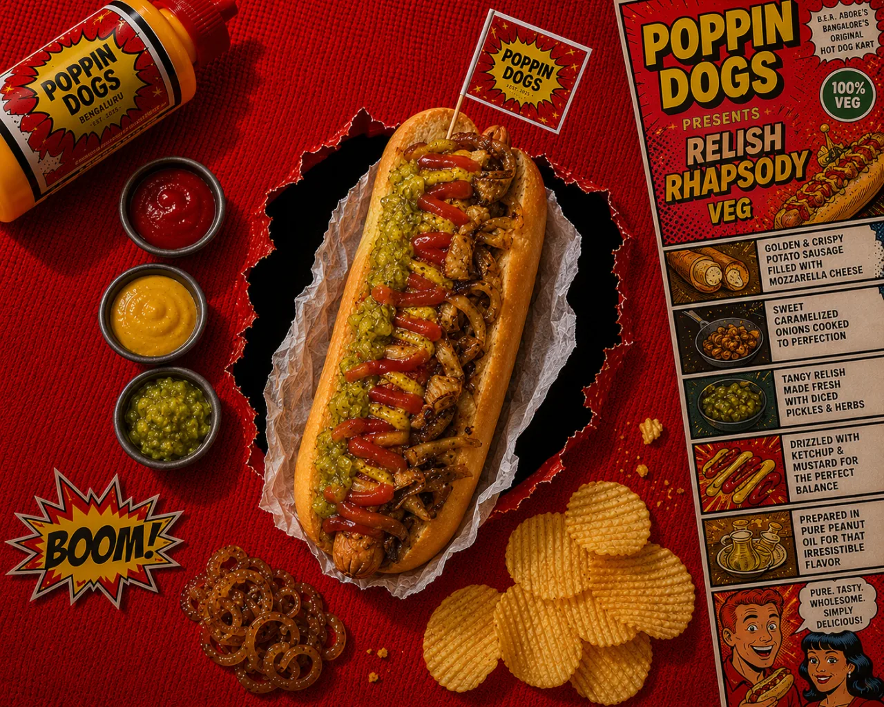 Relish rhapsody hot dog